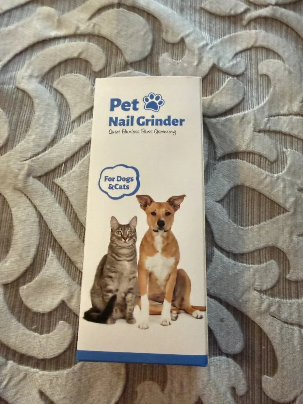 Pet Nail Grinder New In Box Quiet Gentle Safe Painless Paws Grooming 3 Modes
